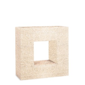 Pflanzwerk Hochbeet Pflanzkübel Vista Premium Frostbeständig Antik 66 cm Sand