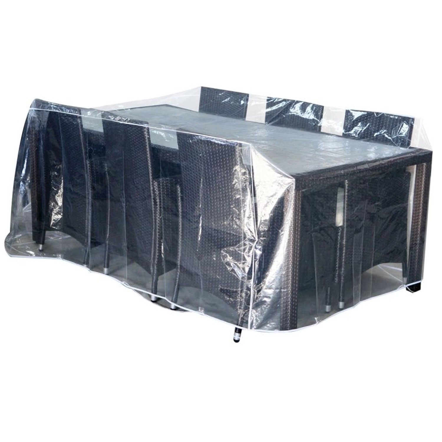 Jet-Line Abdeckplane für Gartenmöbel Transparent 230 x 130 x 80 cm günstig online kaufen