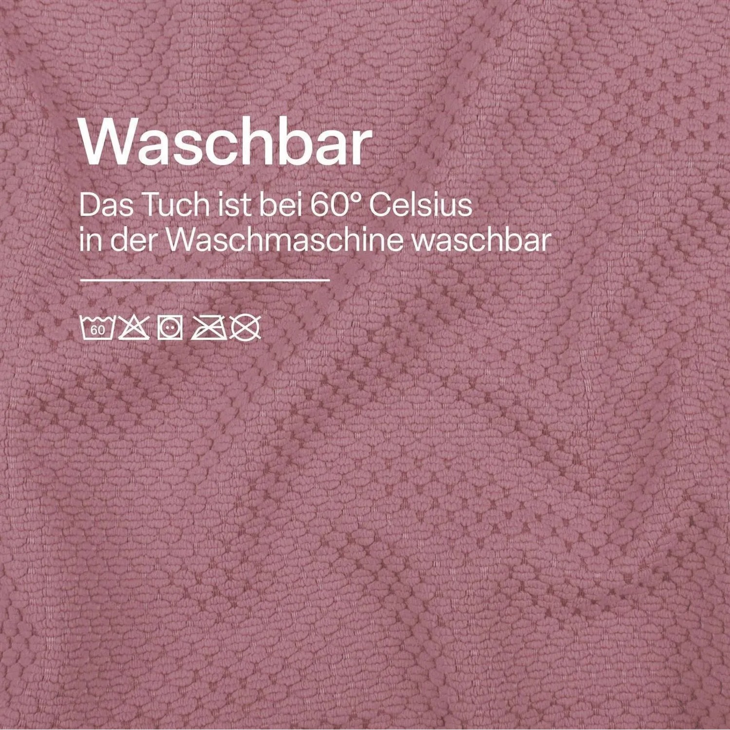 Bestlivings Microfaser Geschirrtuch Rose, waschbar bis 60°C, 4er Pack.