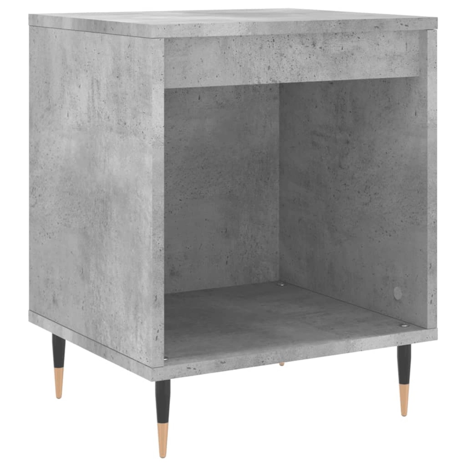 vidaXL Nachttisch Betongrau 40x35x50 cm Holzwerkstoff Modell 3 günstig online kaufen