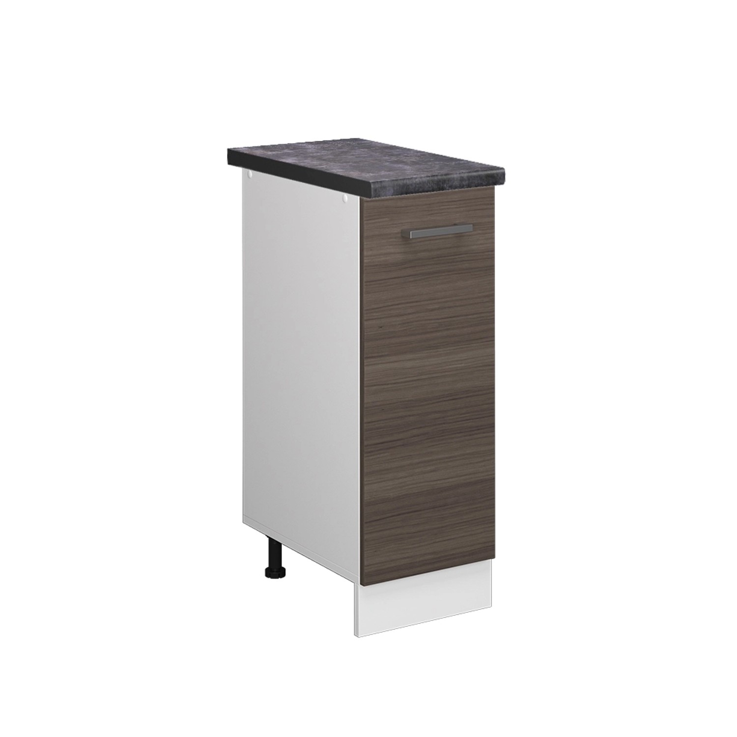 Vicco Apothekerschrank R-Line Medizinschrank für die Küche Grau/Weiß 30 cm AP Anthrazit