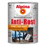 Dunkelgraue Alpina Metallschutz-Lack Dose mit Hammerschlag-Effekt und Anti-Rost Formel.