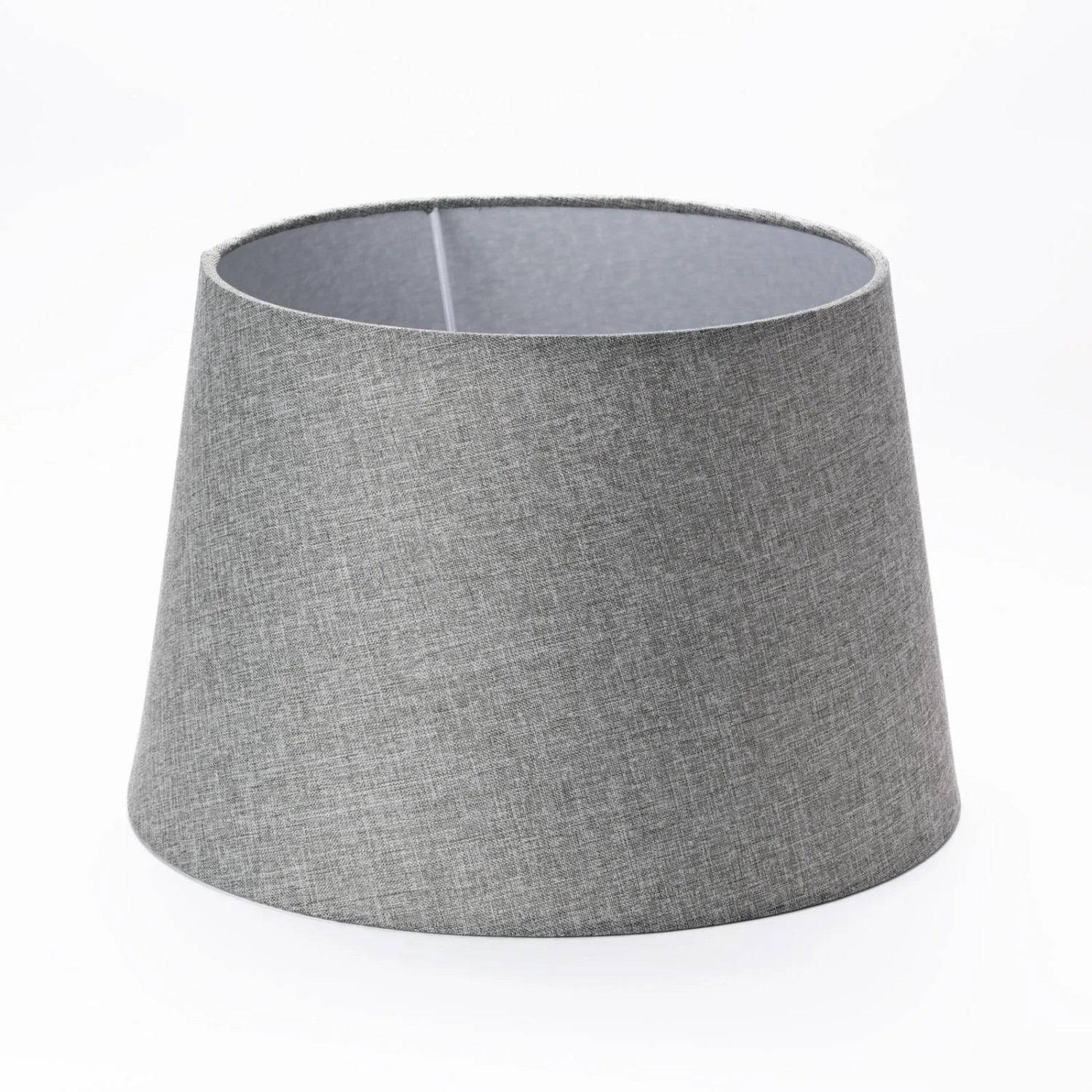 Orion Lightstyle Lampenschirm Grau Textil Ø 33 cm E27 für Tisch- & Stehleuchte