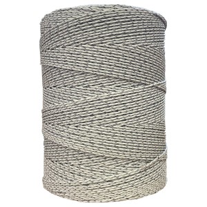 ZGM Weidezaunlitze Premium Weiß/Braun 400 m 9 Leiter