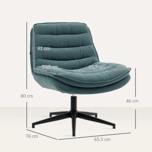 HOMCOM Bürostuhl Schreibtischstuhl für Home-Office