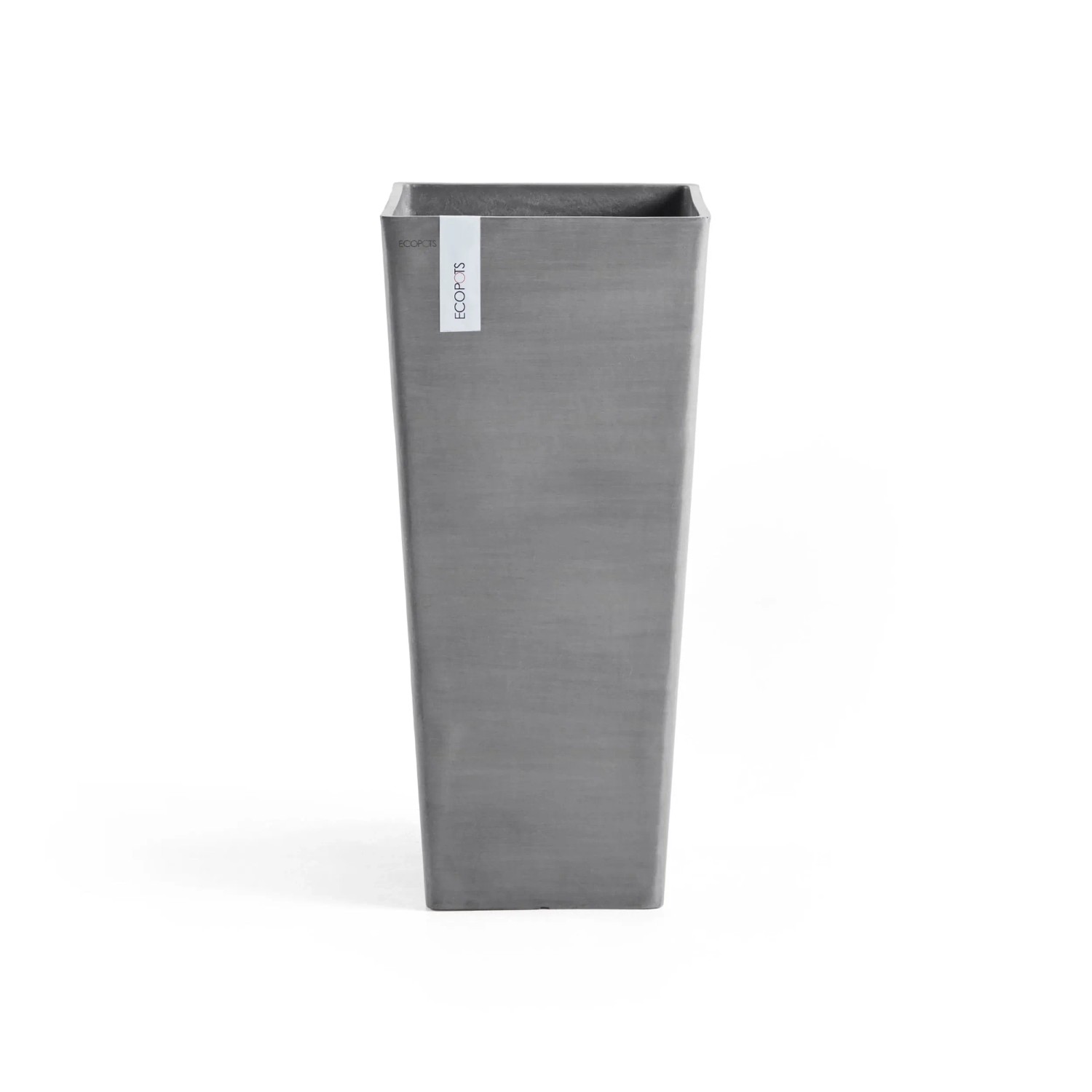 Ecopots Pflanztopf Rotterdam High 32,5 cm x 32,5 cm  Grau günstig online kaufen