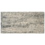 Diephaus Terrassenplatte Lynn, weiß-schwarz, 48x24x3 cm. Gehwegplatte mit gewellter Struktur.