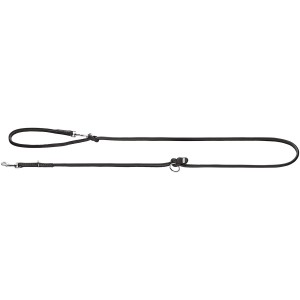 Hunter Führleine Soho Round Mini Verstellbar Ø 6 mm x 2 m Schwarz