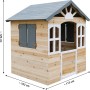 Dobar Spielhaus Bunt aus Holz 115 x 102 x 125 cm Anthrazit FSC®_5
