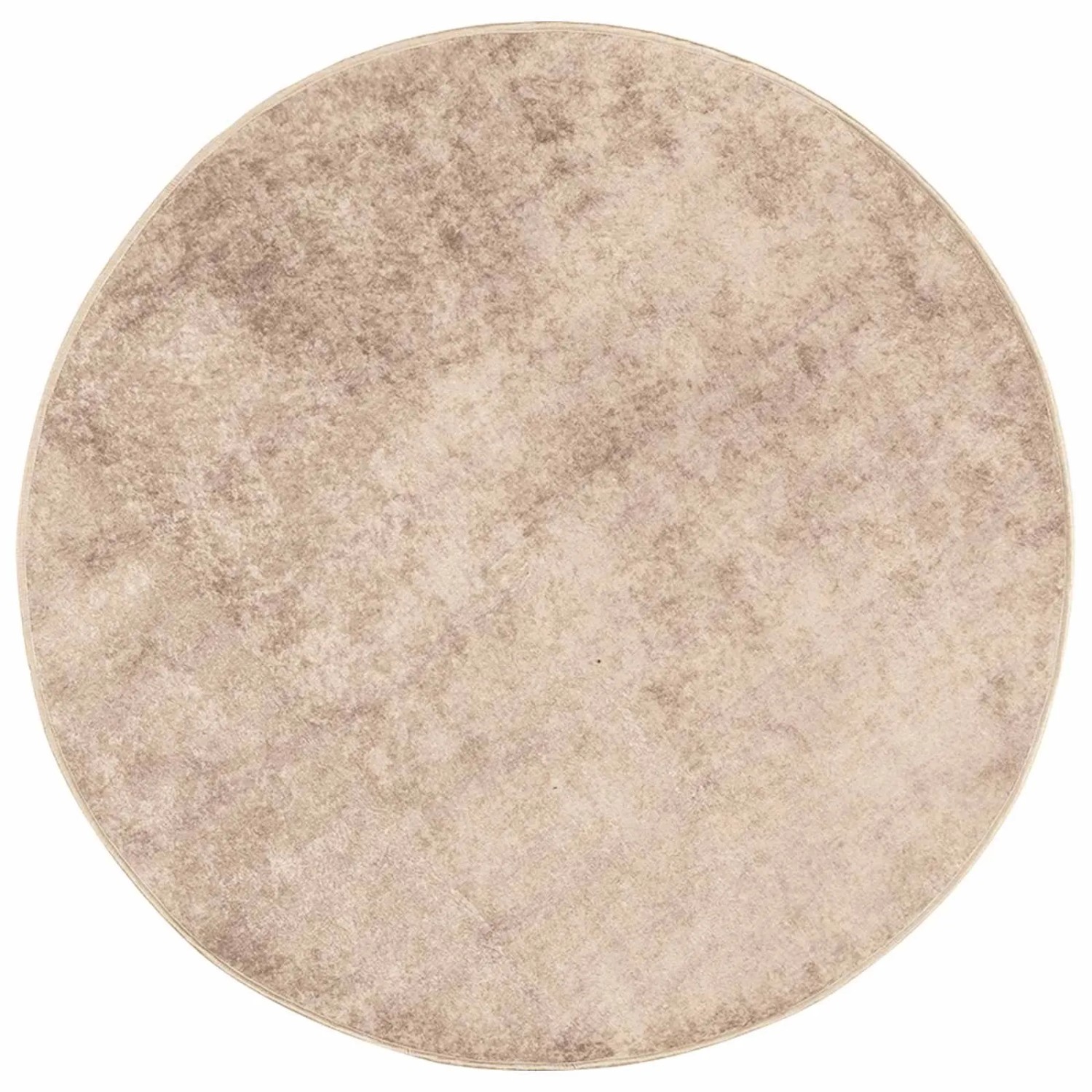 vidaXL Teppichläufer MARSA Beige 120 x 120 cm Polyester und PVC 42023101