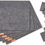 Mömax Tischset Felt in Dunkelgrau 12 Stk.