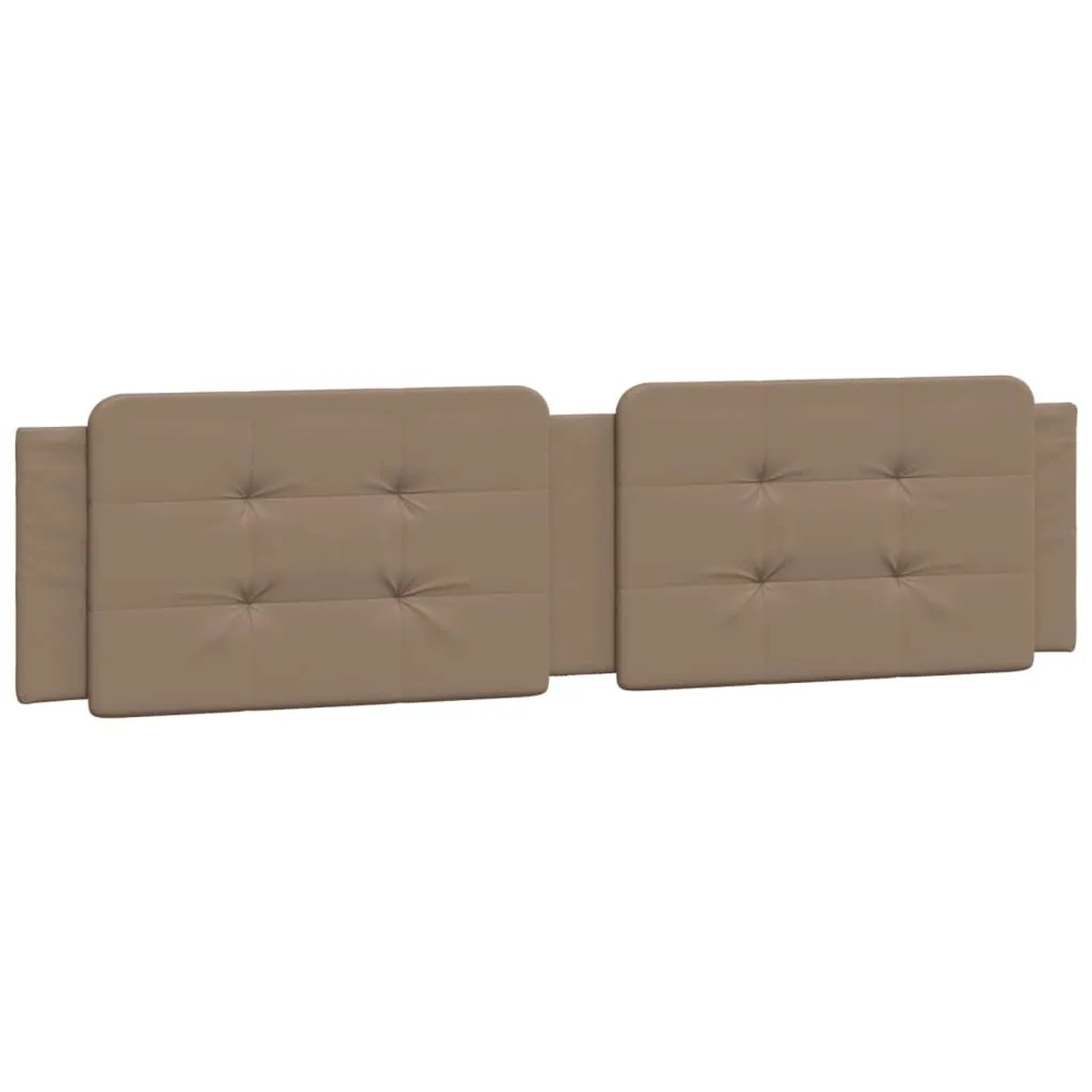 vidaXL Kopfteil-Kissen Zadar Cappuccino-Braun 200 cm Kunstleder 374887