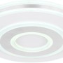 Weiße, runde Globo LED-Deckenleuchte Maru mit Fernbedienung, 48W, dimmbar.
