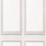 Weiße A.S. Création Vliestapete Wallpanel mit Kassettendesign für Wandgestaltung.