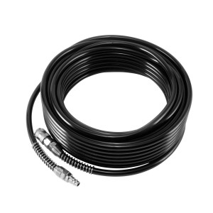 STAHLWERK Druckluftschlauch Ds 20 ST, 20 m, mit Schnellkupplung und Knickschutzfedern.