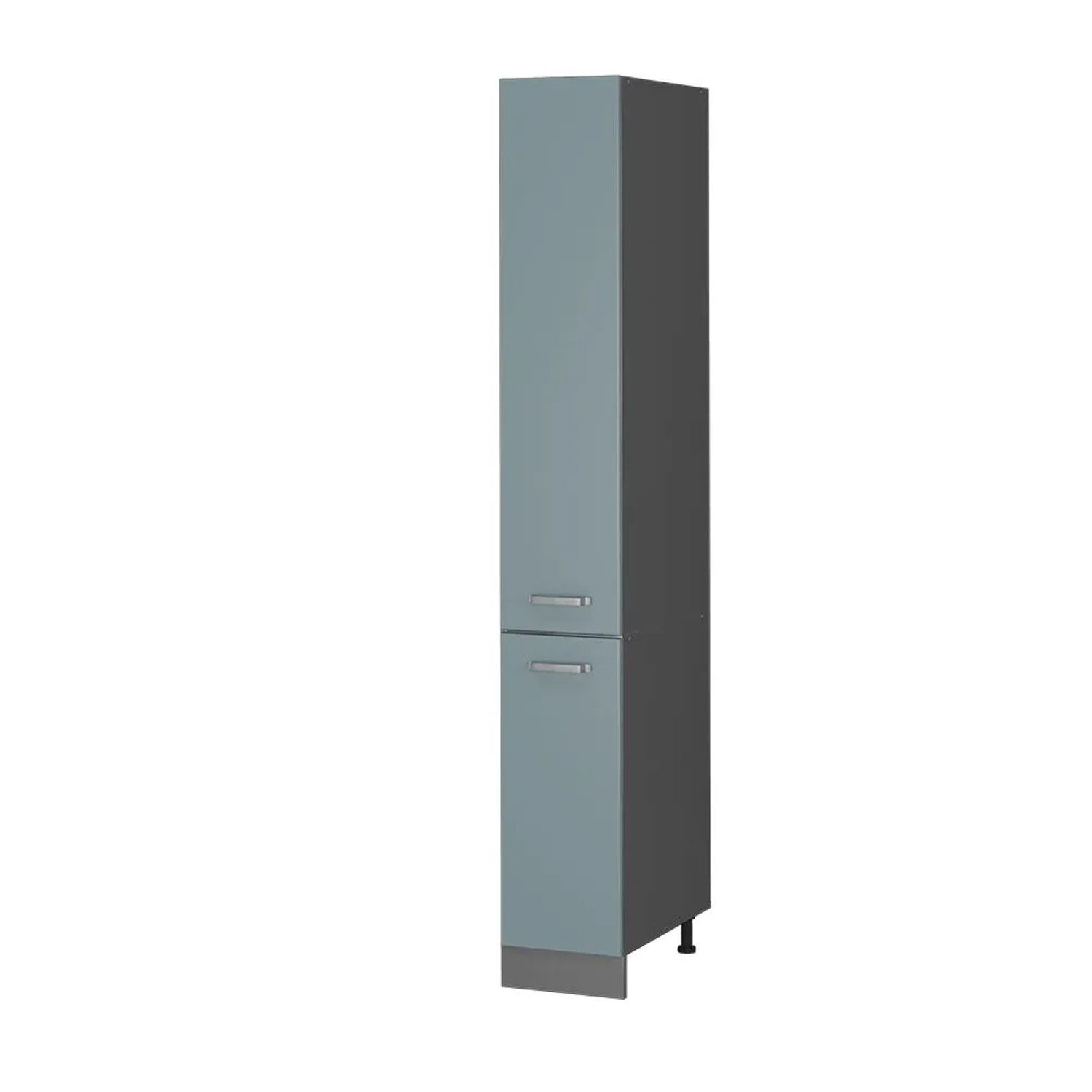 Vicco Apothekerschrank R-Line Medizinschrank für die Küche Blau-Grau Anthrazit 30 cm