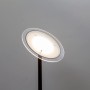 Moderne, dimmbare LED Stehlampe Malea in Schwarz. Metall Stehleuchte für Wohnzimmer mit warmweißem Licht.