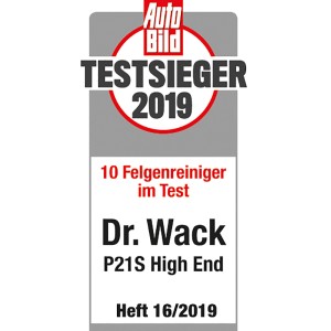 Auszeichnung: Dr. Wack P21S High End Felgenreiniger, Testsieger Auto Bild 2019.