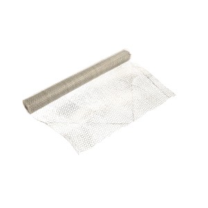 Verzinktes 6-Eck-Geflecht, 13 mm Maschenweite, auf Rolle.