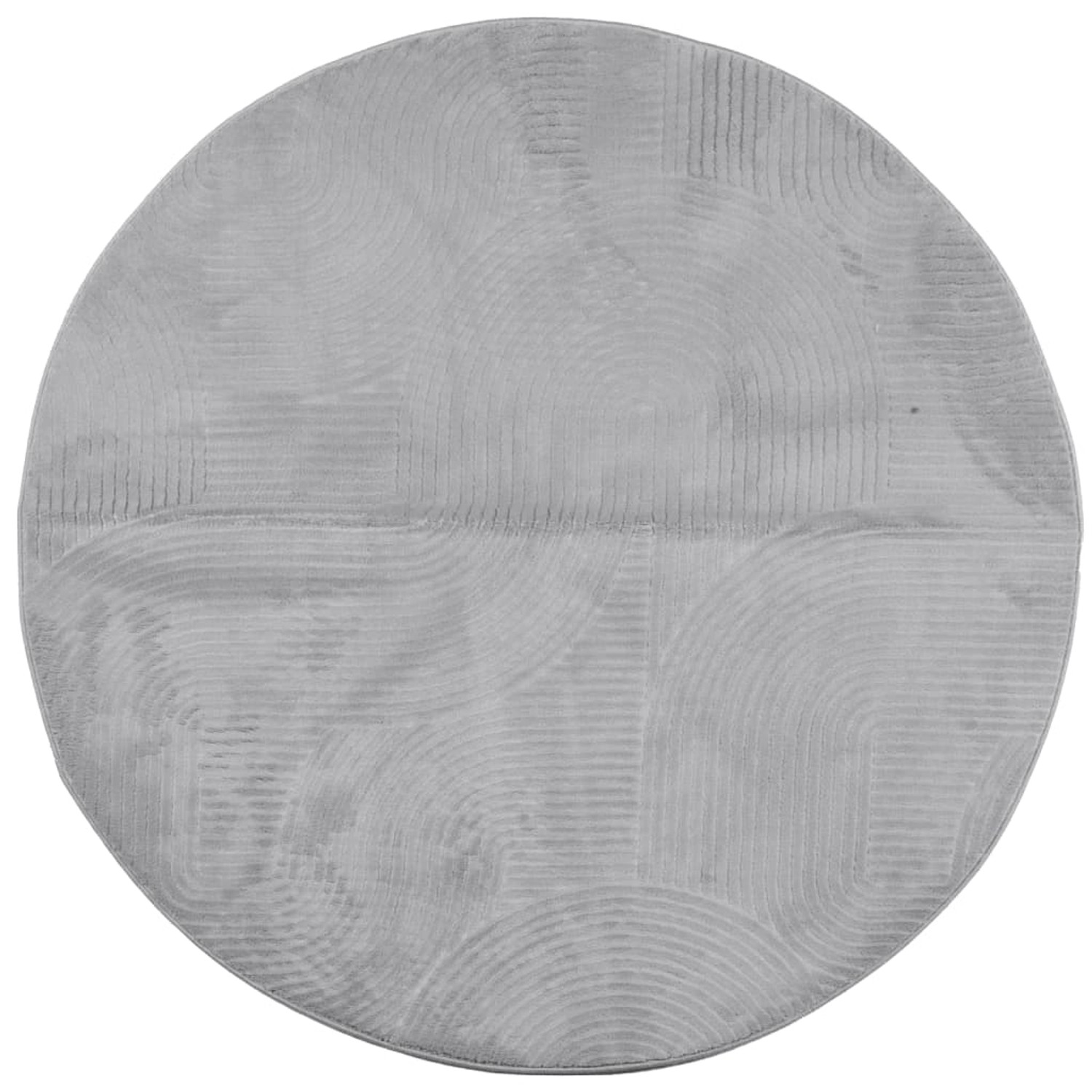 vidaXL Teppich Iza Kurzflor Skandinavischer Look Grau  80 Cm 1944898 günstig online kaufen
