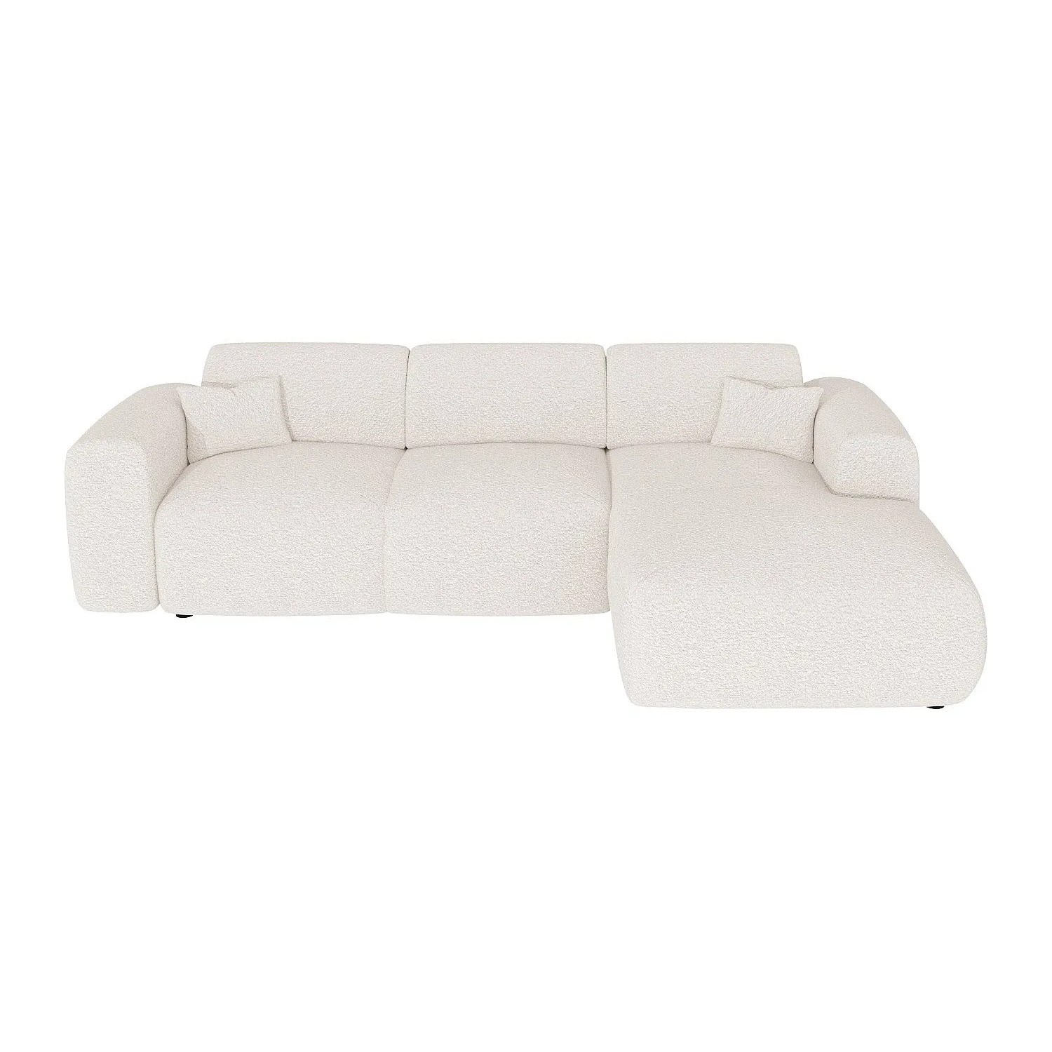 Vente-unique Schlafsofa Pogni Weiß 283 cm