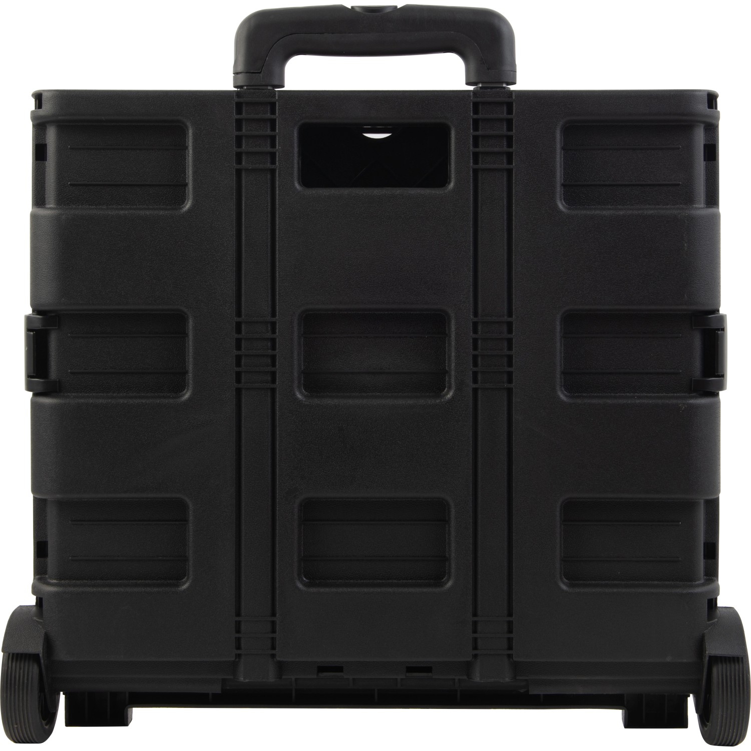 Klappbarer Trolley Aluminium Schwarz 25 l