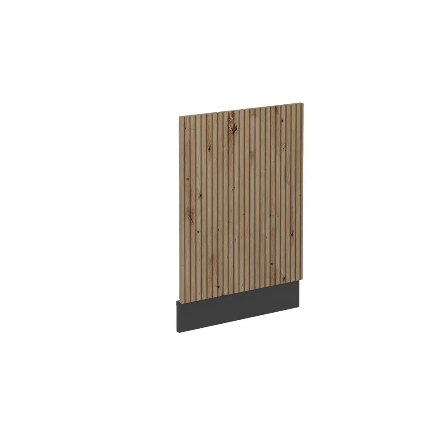 Vicco Frontblende R-Line Artisan-Eiche Anthrazit 45 cm ohne Arbeitsplatte mit Anthrazit Korpus