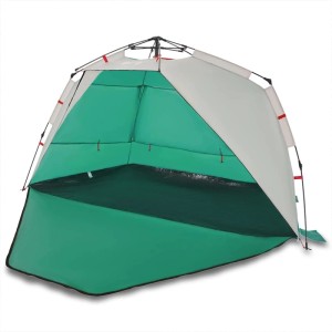 vidaXL Strandzelt 3 Personen Seegrün Quick Release Wasserdicht 4005312