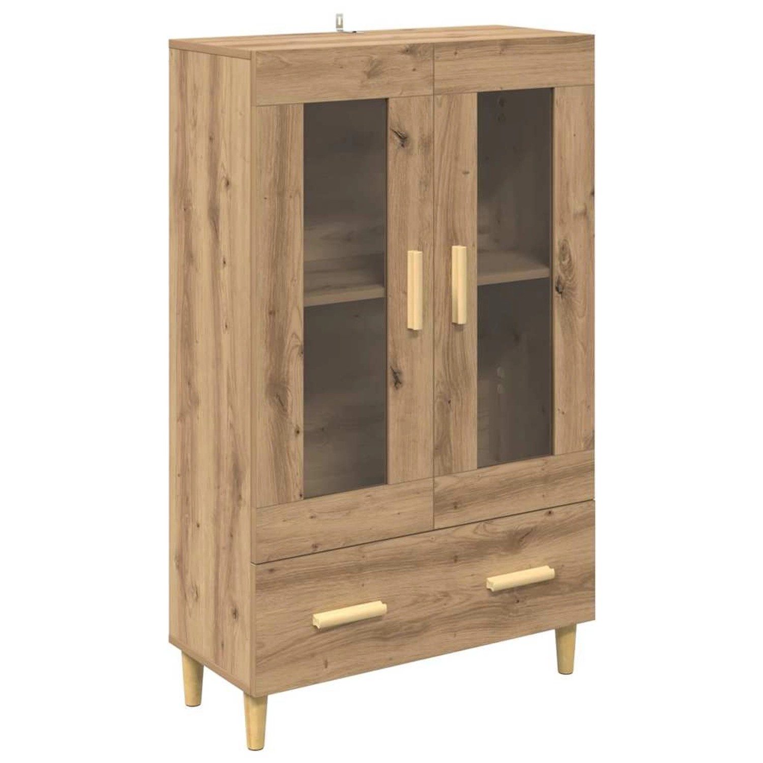 vidaXL Highboard Artisan-Eiche 70 x 31 x 115 cm Holzwerkstoff 880852 günstig online kaufen