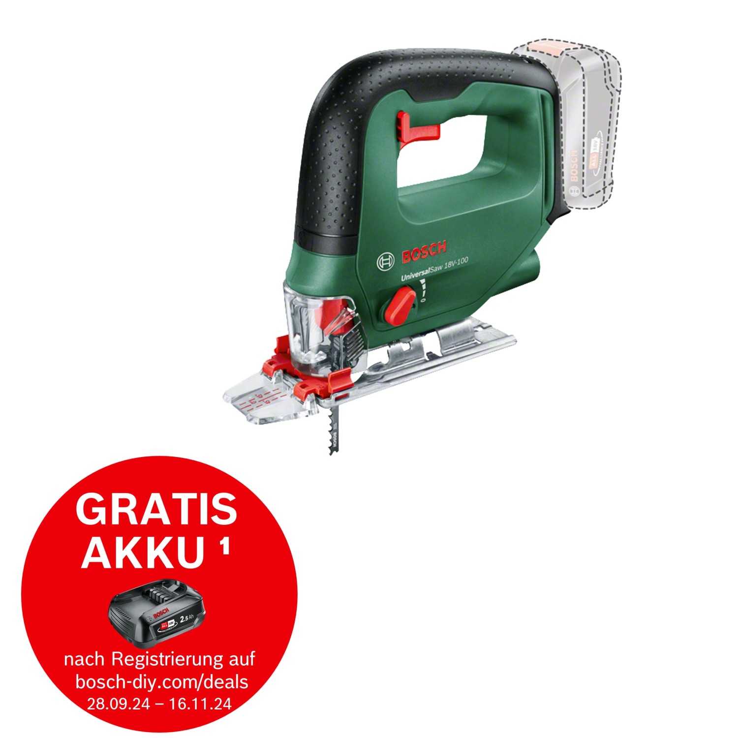 Bosch Akku-Stichsäge UniversalSaw 18V-100 Solo