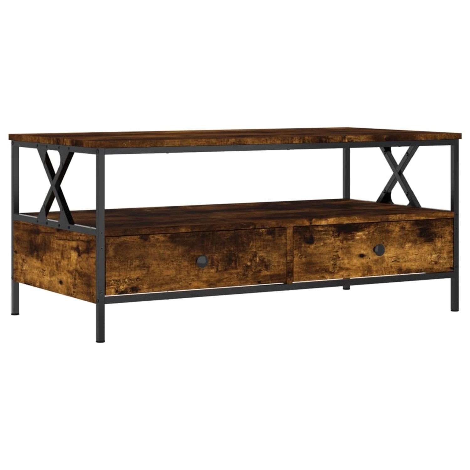vidaXL Couchtisch Räuchereiche 100x51x45 cm Holzwerkstoff 835301 günstig online kaufen