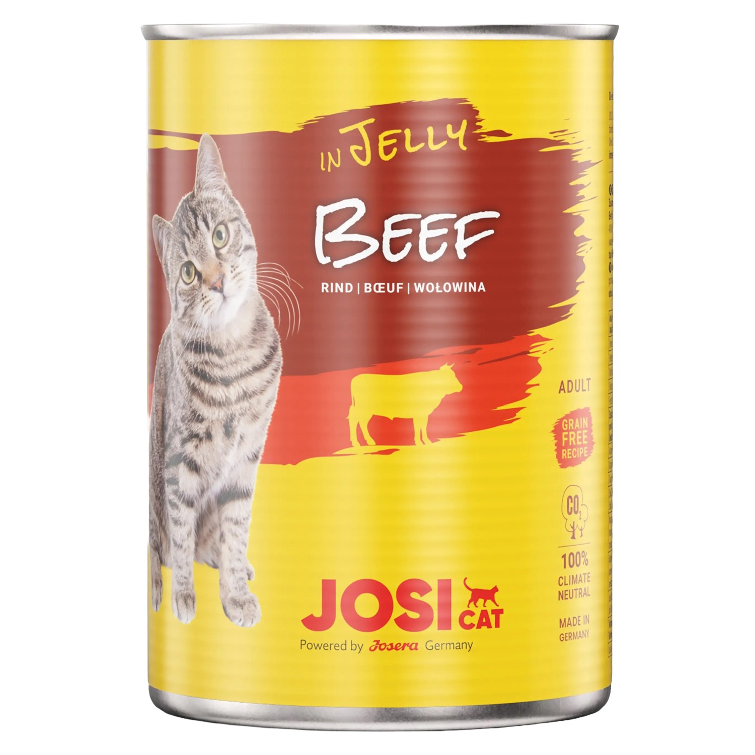 JosiCat Katzen-Nassfutter Beef in Jelly 400 g