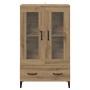 vidaXL Highboard Artisan-Eiche 70 x 31 x 115 cm Verbundholz und Eisen 880861_6