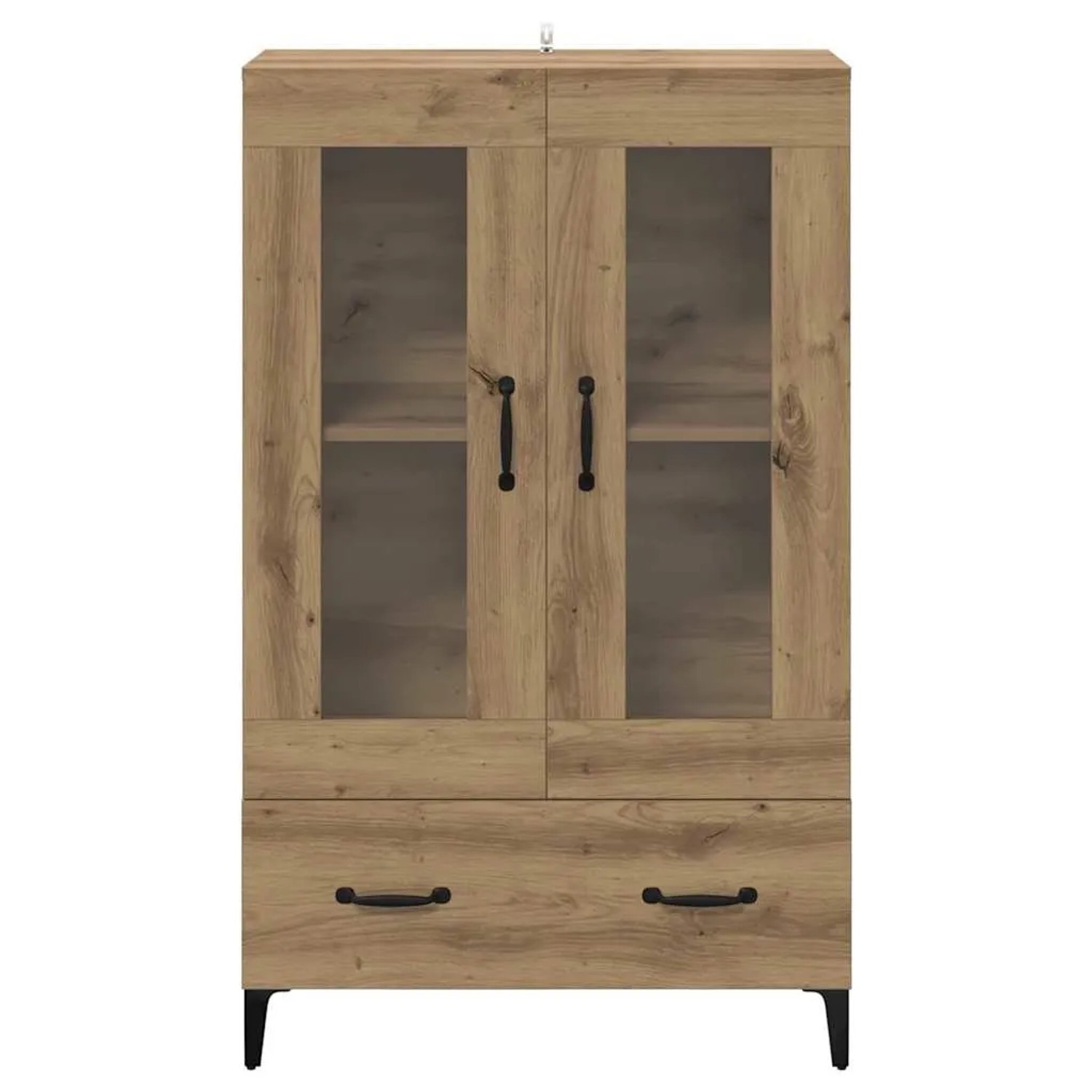 vidaXL Highboard Artisan-Eiche 70 x 31 x 115 cm Verbundholz und Eisen 880861_6