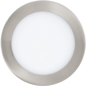 Runde Eglo Connect LED Einbauleuchte Fueva, Ø 17cm, Nickel matt, für smartes Licht.
