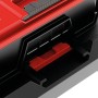 Detailaufnahme: Einhell E-Case Rollbrett Systemkoffer, Verriegelungssystem für Werkzeugkoffer.
