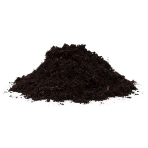 Erdhaufen Floragard Bio-Universalerde, torffreie Spezialerde für ökologisches Gärtnern.