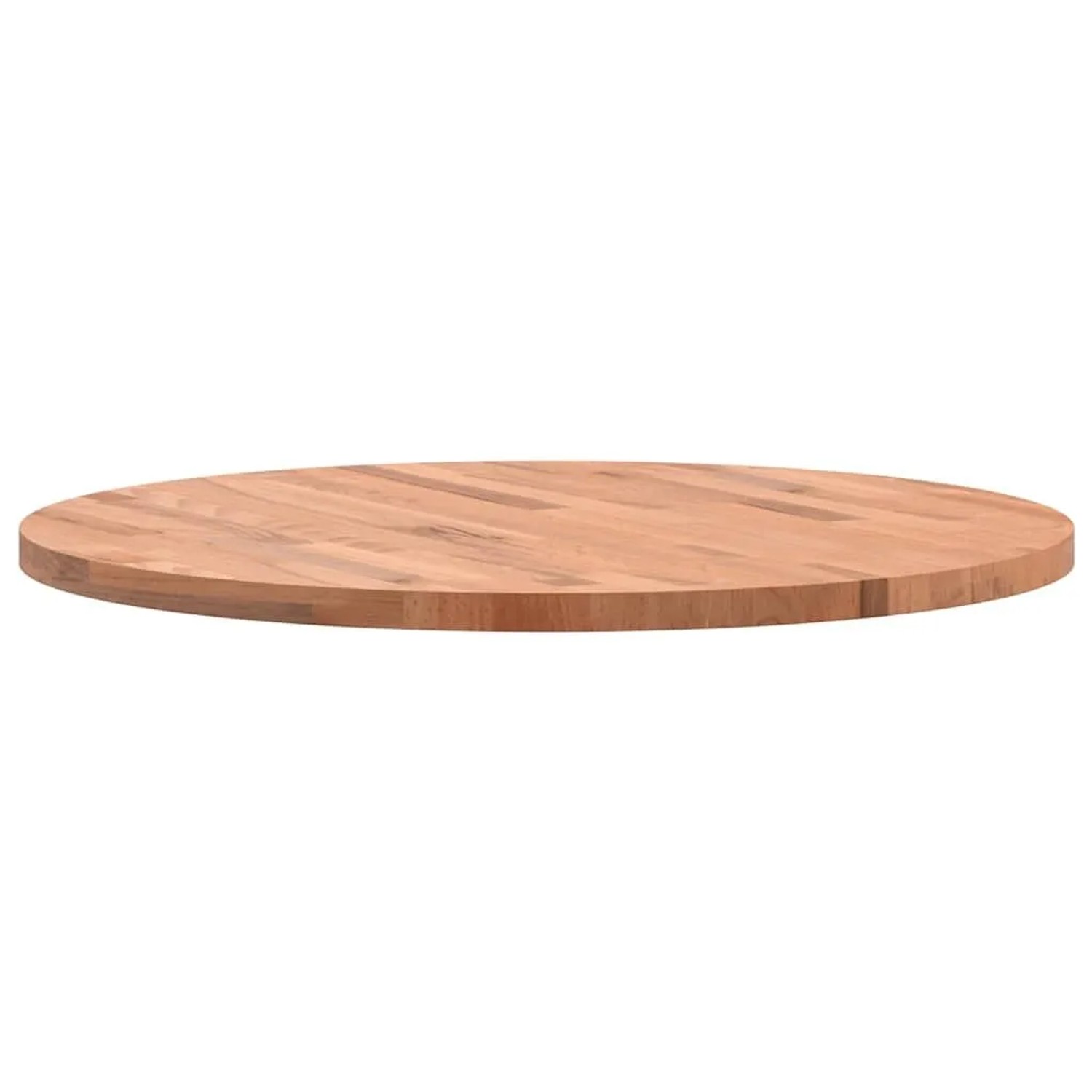 vidaXL Tischplatte Ø70x2,5 cm Rund Massivholz Buche 355938