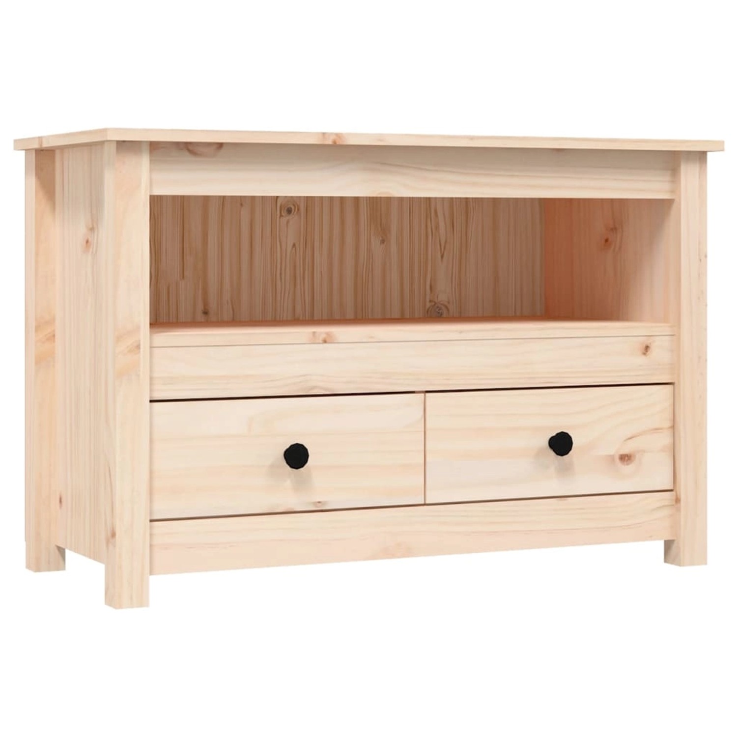VidaXL TV-Schrank 79x35x52 cm Massivholz Kiefür