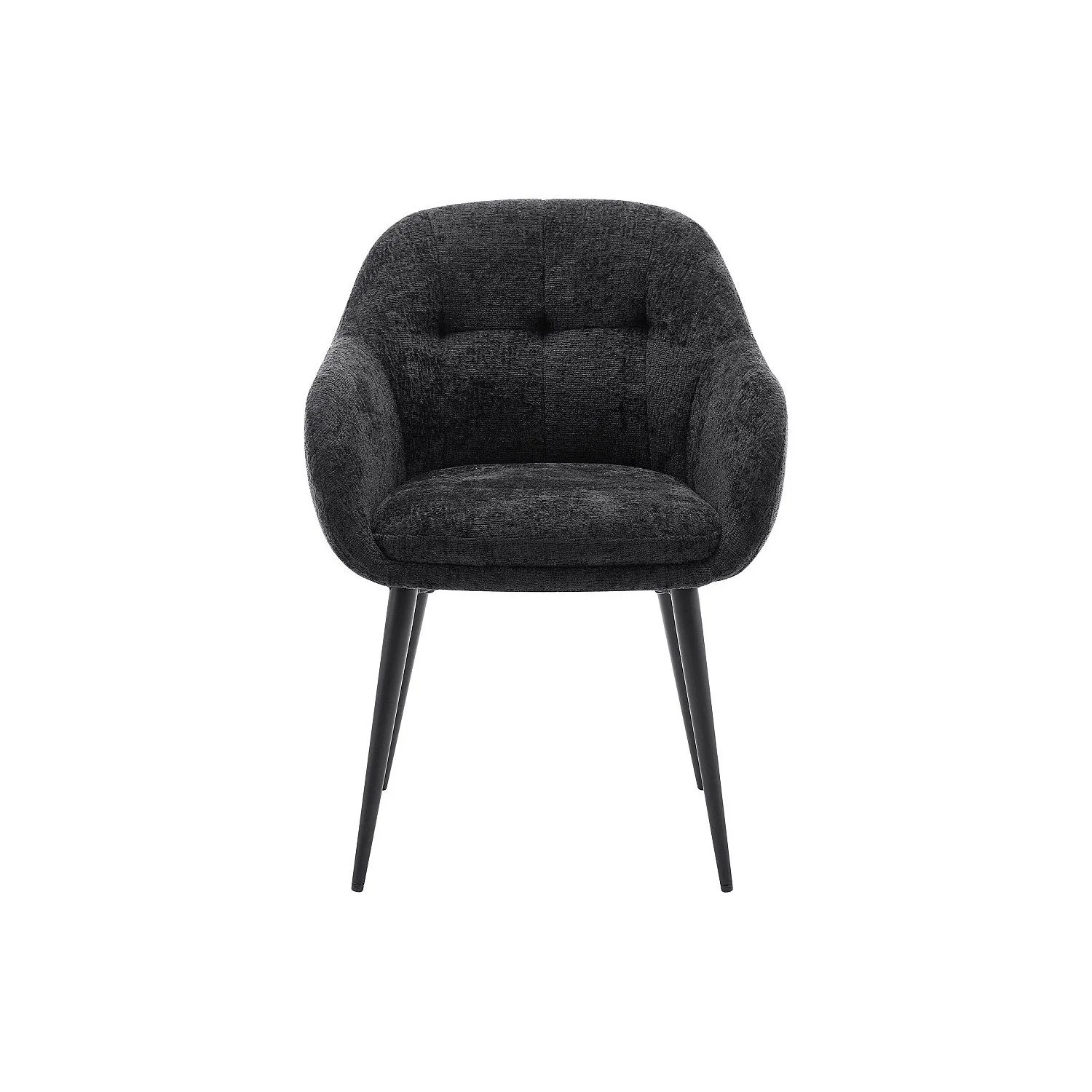 Vente-unique Stuhl Lassandra Schwarz 59 cm