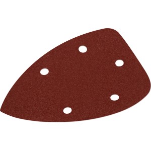 Schleifpapier für CMI Mausschleifer, geeignet für Holz und Metall, mit Löchern für Staubabsaugung.