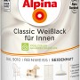 Dose Alpina Classic Weißlack Reinweiß seidenmatt für Innen, 750ml.