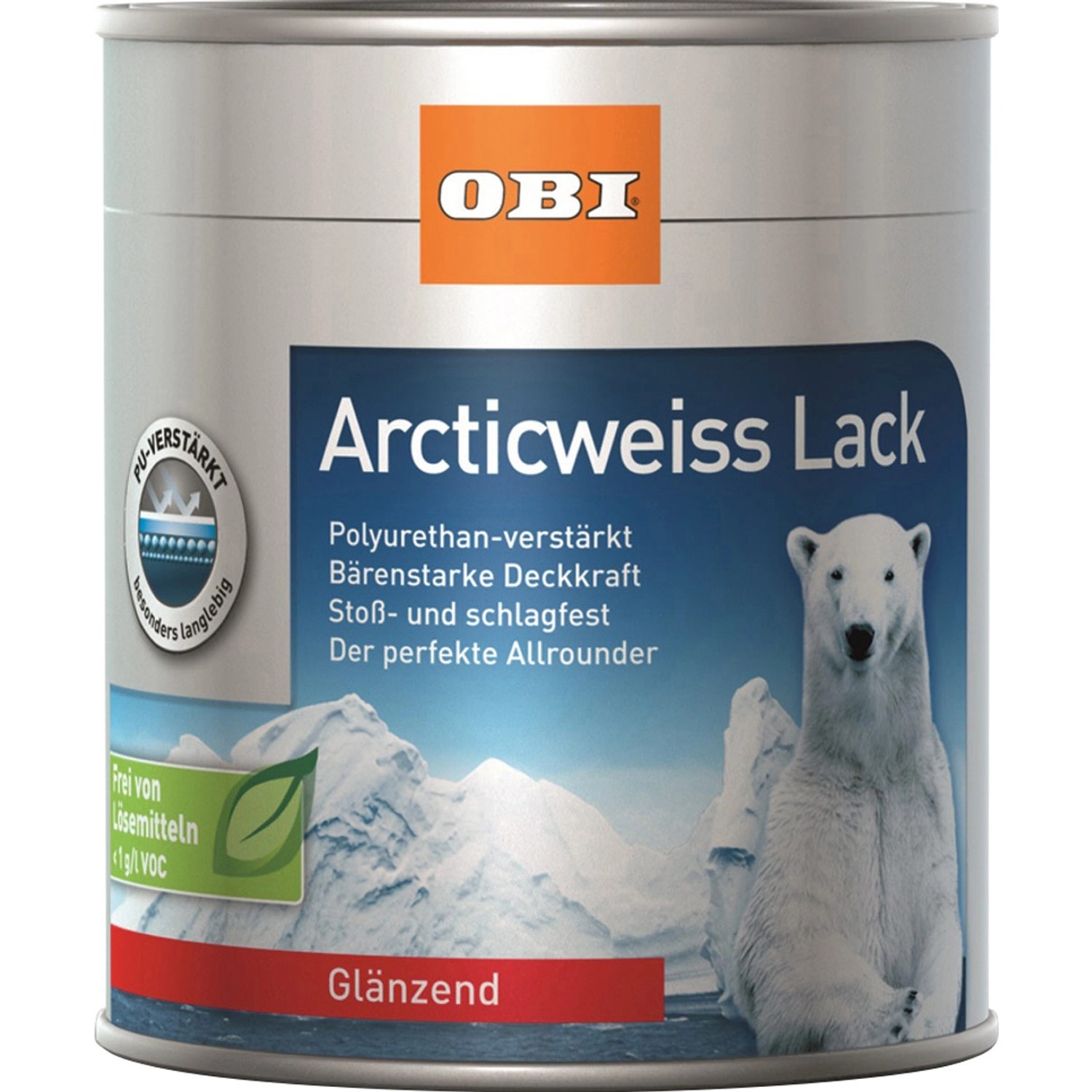 OBI Arctic Weißlack glänzend 375 ml