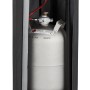 Enders Terrassenheizer Fancy: Detailansicht mit Gasflasche im Gehäuse.