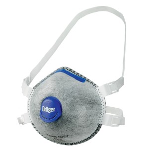Dräger Feinstaubmaske X-plore 1330 V Odour FFP3, grau, mit Ventil, 5 Stück