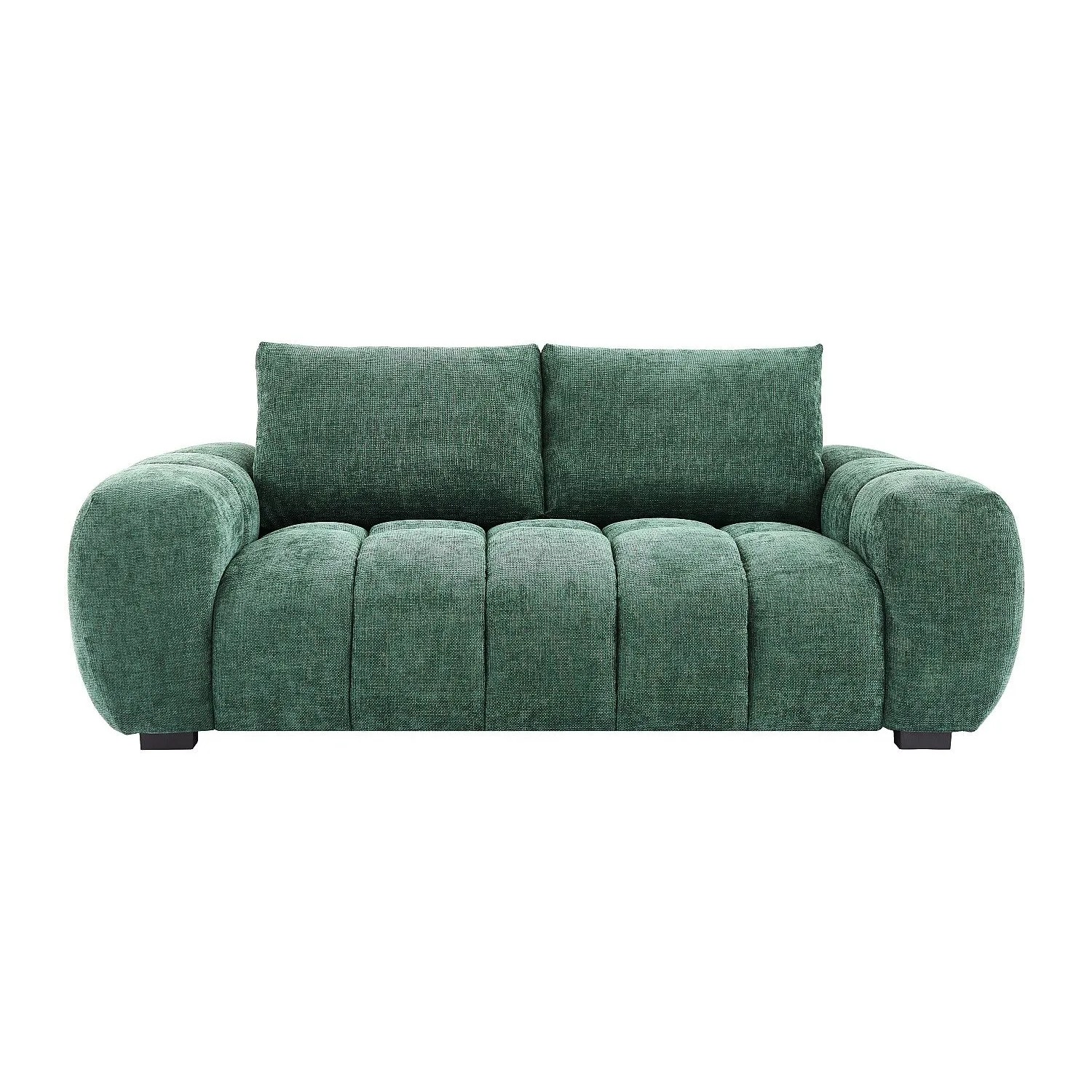 Vente-unique Sofa Ohne Schlafmöglichkeit Berenia Grün 196 cm