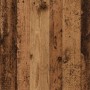 Textur des vidaXL Pflanzenständers: braune Altholz-Optik aus Holzwerkstoff mit Maserung.