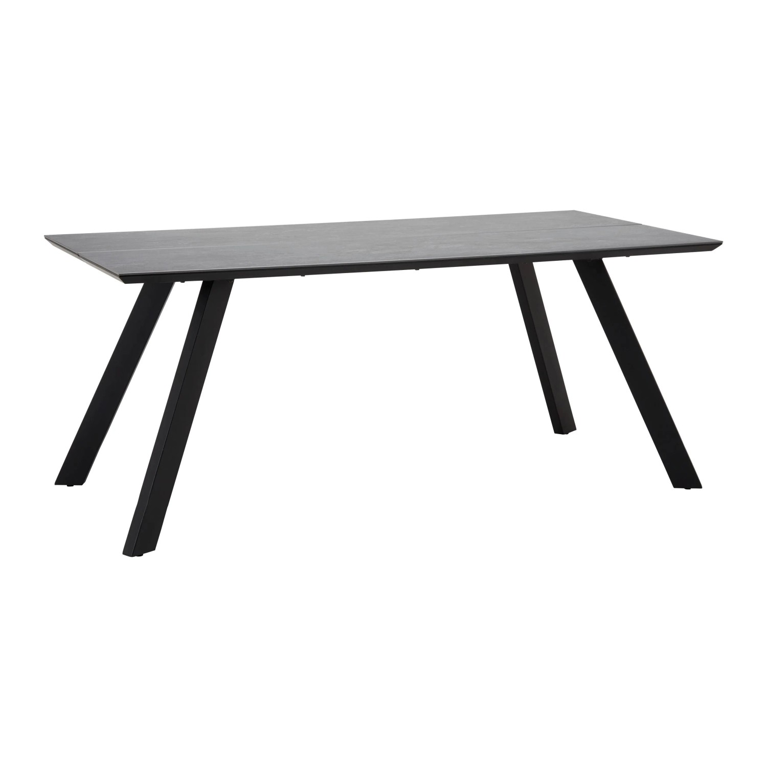 Bessagi Home Esstisch Litta Dunkelgrau MDF/Keramik  ca. 180/90/76 cm