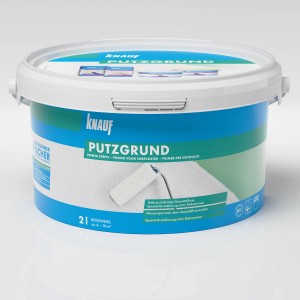 Eimer Knauf Putzgrund, 2 Liter, für optimale Haftung von Dekorputzen.