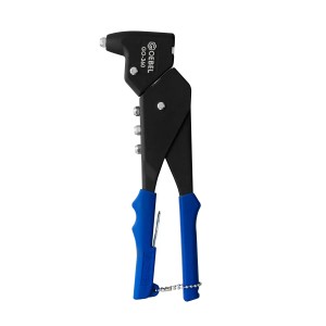 GOEBEL GO-360 Hand-Blindnietsetzgerät, Nietzange mit blauem Griff.